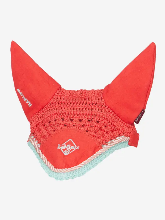LeMieux Hobby Horse Harlow Fly Hood Coral Crush