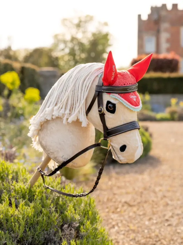 LeMieux Hobby Horse Harlow Fly Hood Coral Crush