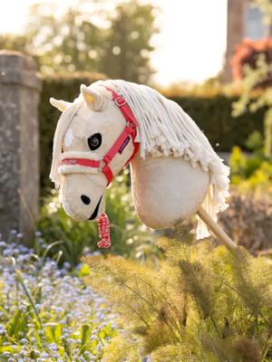 LeMieux Hobby Horse Harlow Headcollar & Leadrope Coral Crush