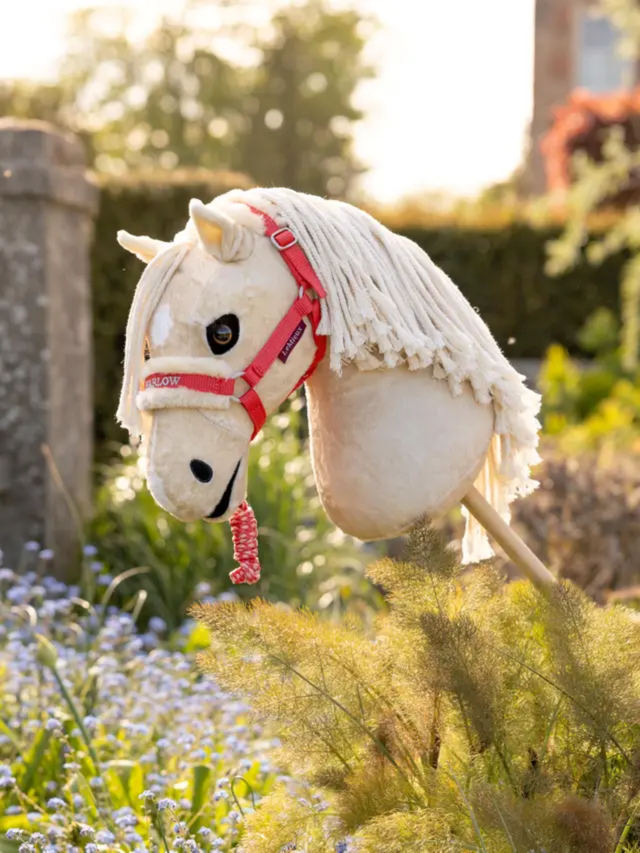 LeMieux Hobby Horse Harlow Headcollar & Leadrope Coral Crush