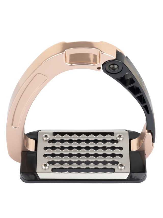 Acavallo Arena AluPro Stirrups Titanium Rose