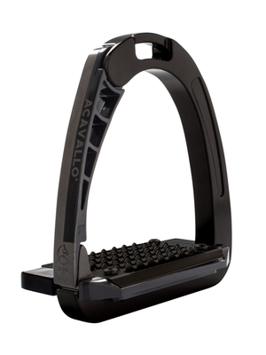 Acavallo Arena AluPro Junior Stirrups Total Black