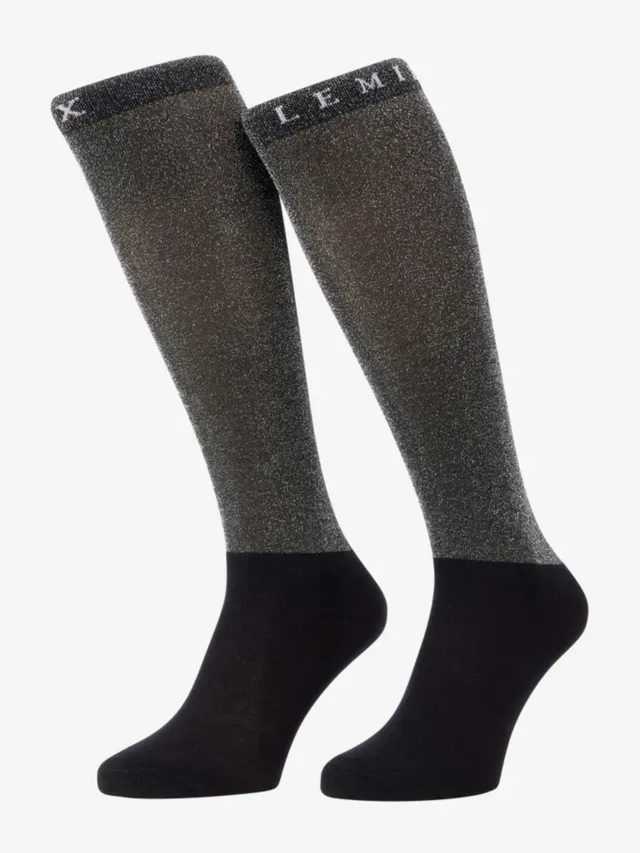 LeMieux Brilliance Competition Socks Black