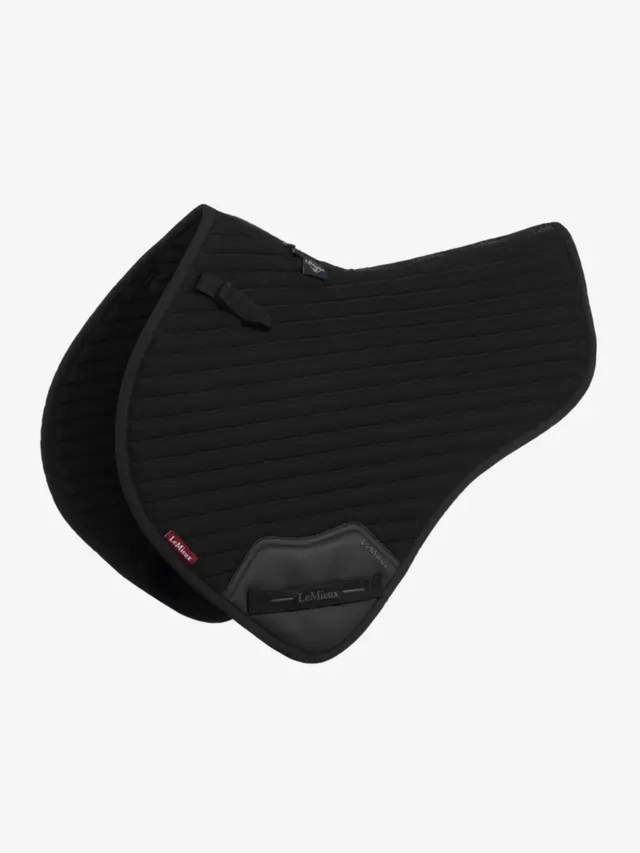 LeMieux Air-Tek Mesh Half Saddle Pad Black