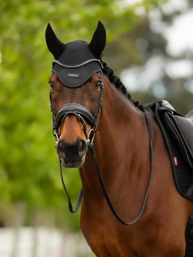 LeMieux Air-Tek Mesh Bonnet Black