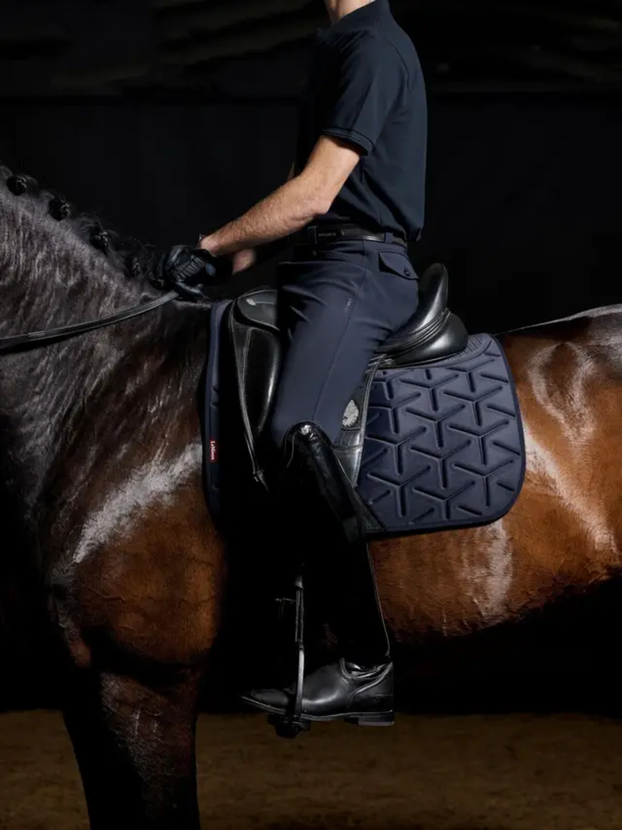 LeMieux ProForm Moulded Dressage Pad Navy