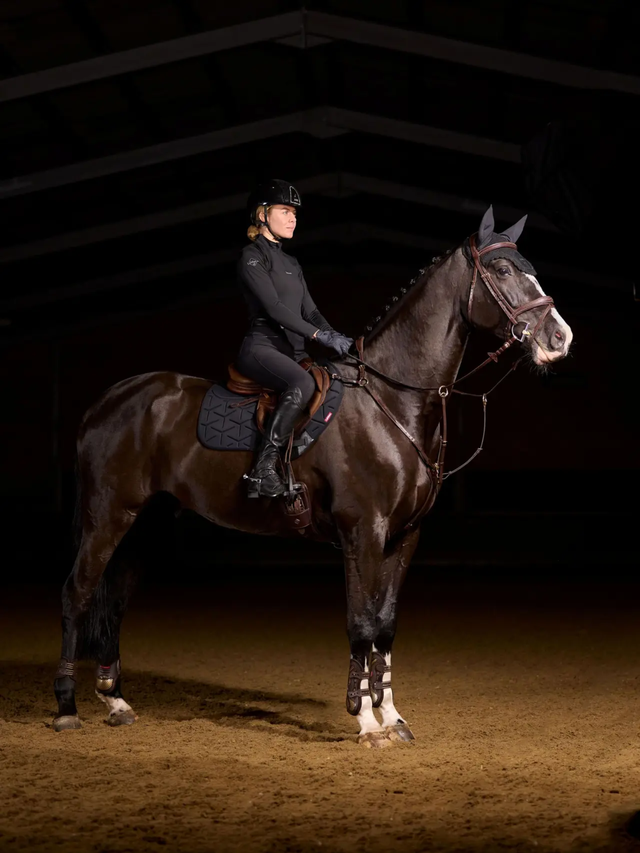 LeMieux ProForm Moulded Jump Saddle Pad Black