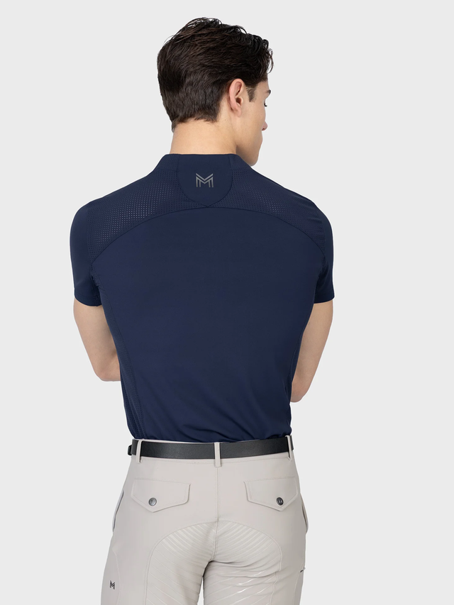 Maximilian Track Short Sleeve Base Layer Atlantic