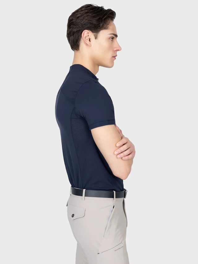 Maximilian Track Short Sleeve Base Layer Atlantic