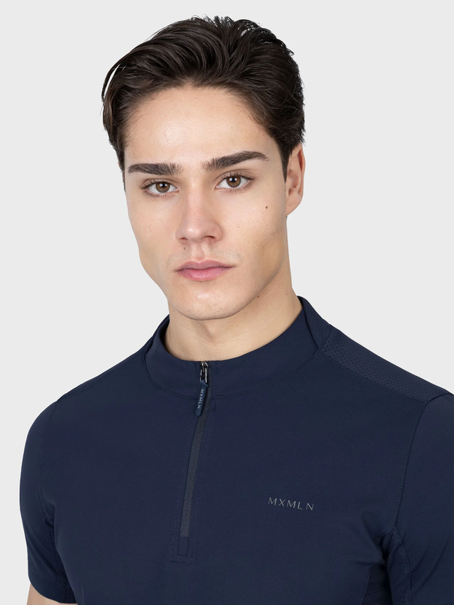 Maximilian Track Short Sleeve Base Layer Atlantic
