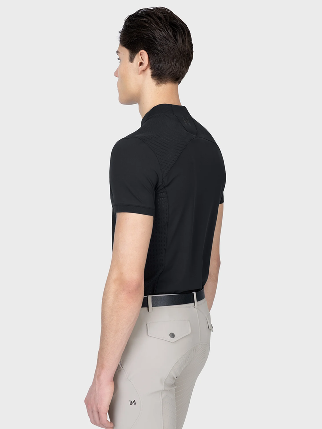 Maximilian Track Short Sleeve Base Layer Black