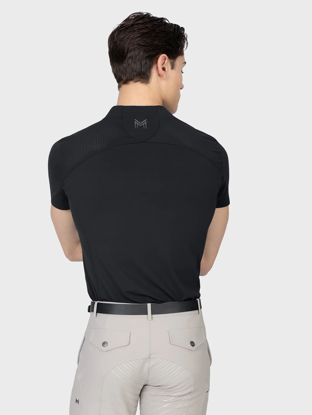 Maximilian Track Short Sleeve Base Layer Black