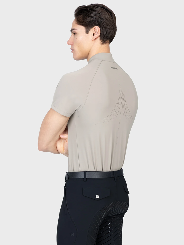 Maximilian Code Short Sleeve Base Layer Soft Taupe