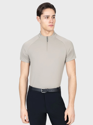 Maximilian Code Short Sleeve Base Layer Soft Taupe