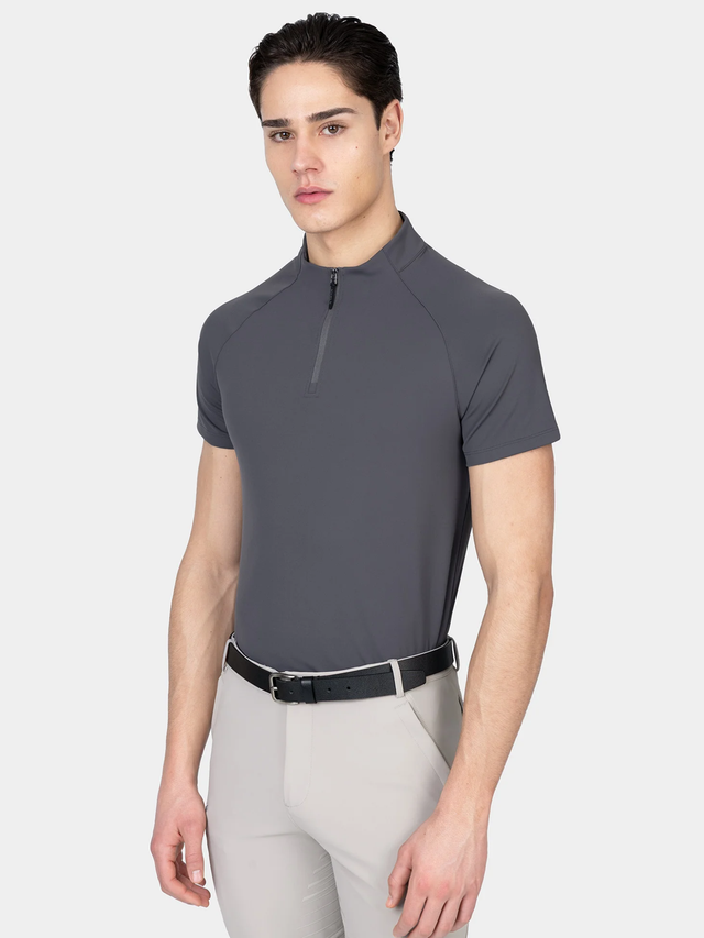 Maximilian Code Short Sleeve Base Layer Graphite