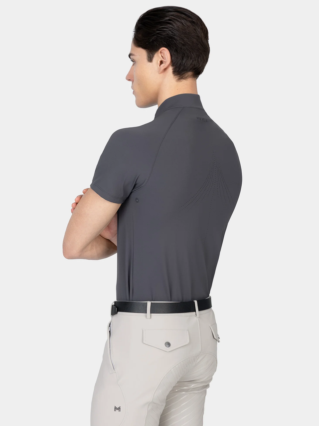 Maximilian Code Short Sleeve Base Layer Graphite