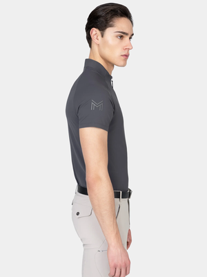 Maximilian Code Short Sleeve Base Layer Graphite