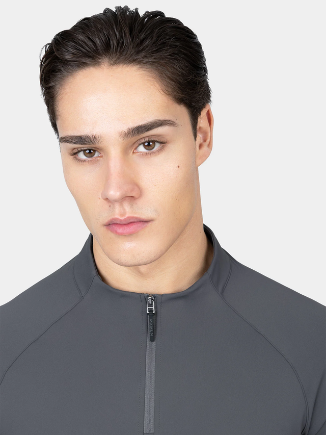Maximilian Code Short Sleeve Base Layer Graphite