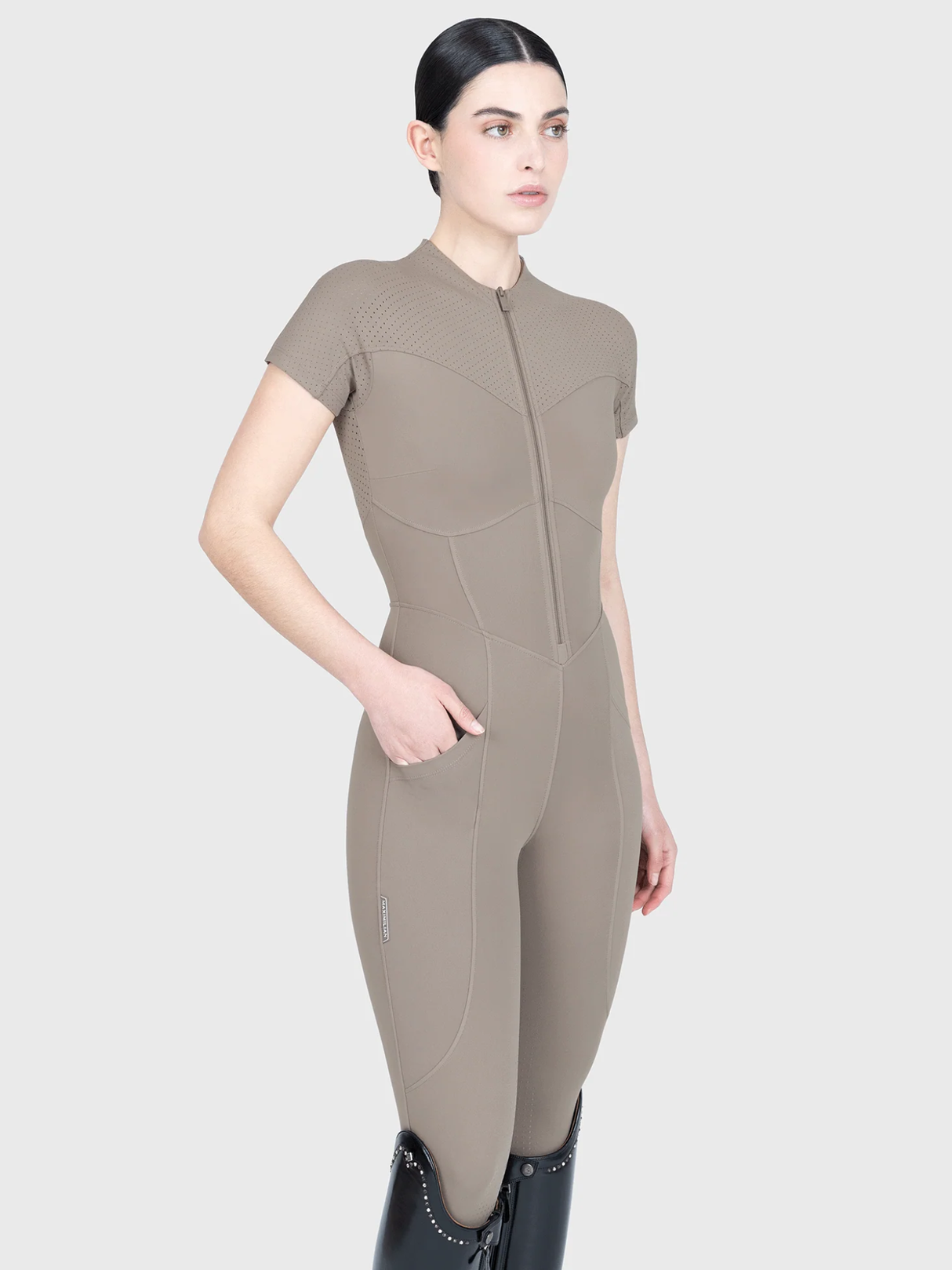 Maximilian Air-Tech Riding Jumpsuit Taupe