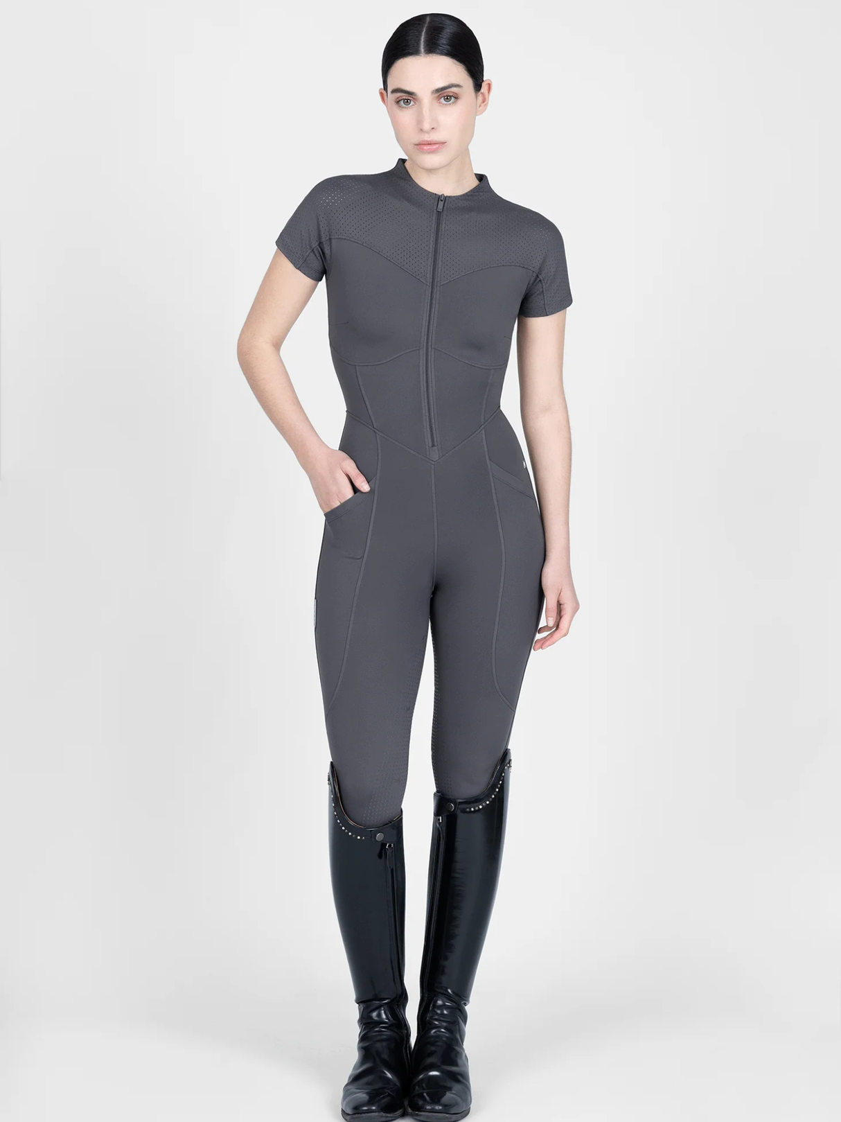 Maximilian Air-Tech Riding Jumpsuit Graphite