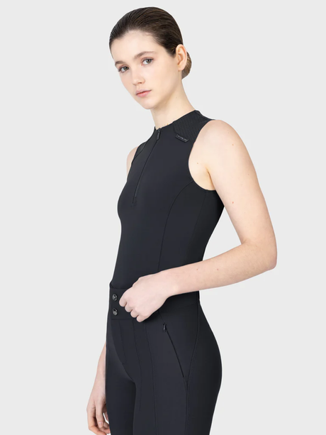 Maximilian Origin Sleeveless Base Layer Black