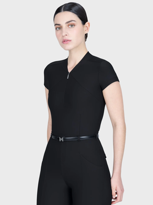Maximilian Velya Short Sleeve Base Layer Black