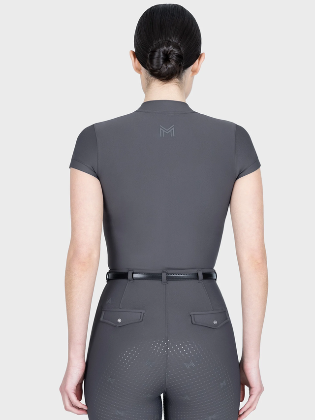 Maximilian Velya Short Sleeve Base Layer Graphite