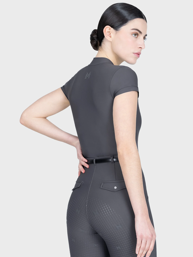 Maximilian Velya Short Sleeve Base Layer Graphite