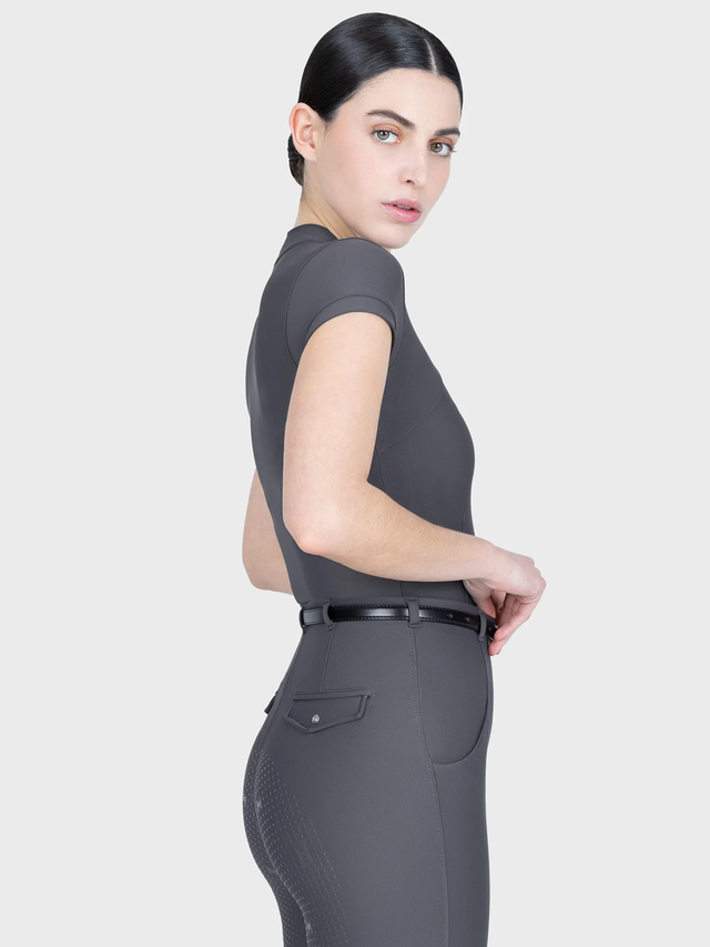 Maximilian Velya Short Sleeve Base Layer Graphite