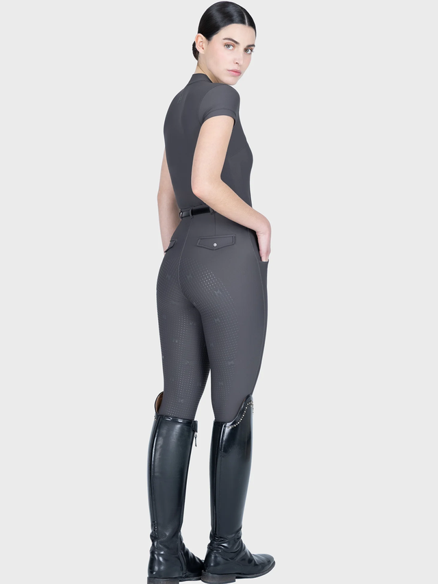Maximilian Velya Short Sleeve Base Layer Graphite