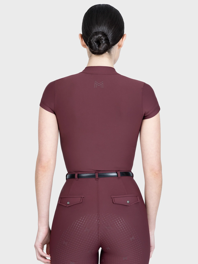 Maximilian Velya Short Sleeve Base Layer Rosewood