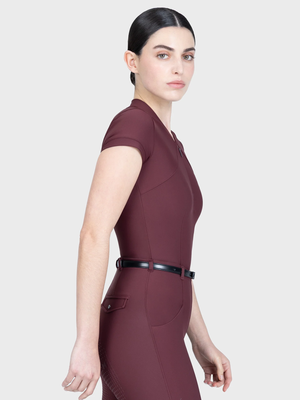 Maximilian Velya Short Sleeve Base Layer Rosewood