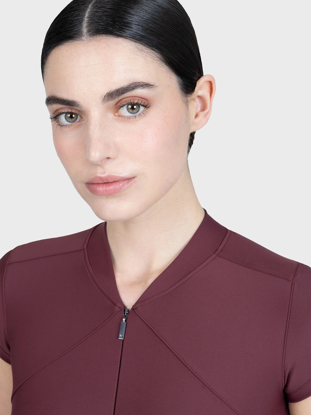 Maximilian Velya Short Sleeve Base Layer Rosewood