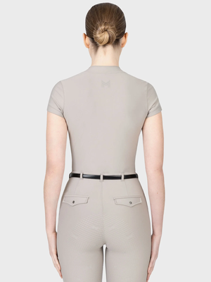 Maximilian Velya Short Sleeve Base Layer Soft Taupe