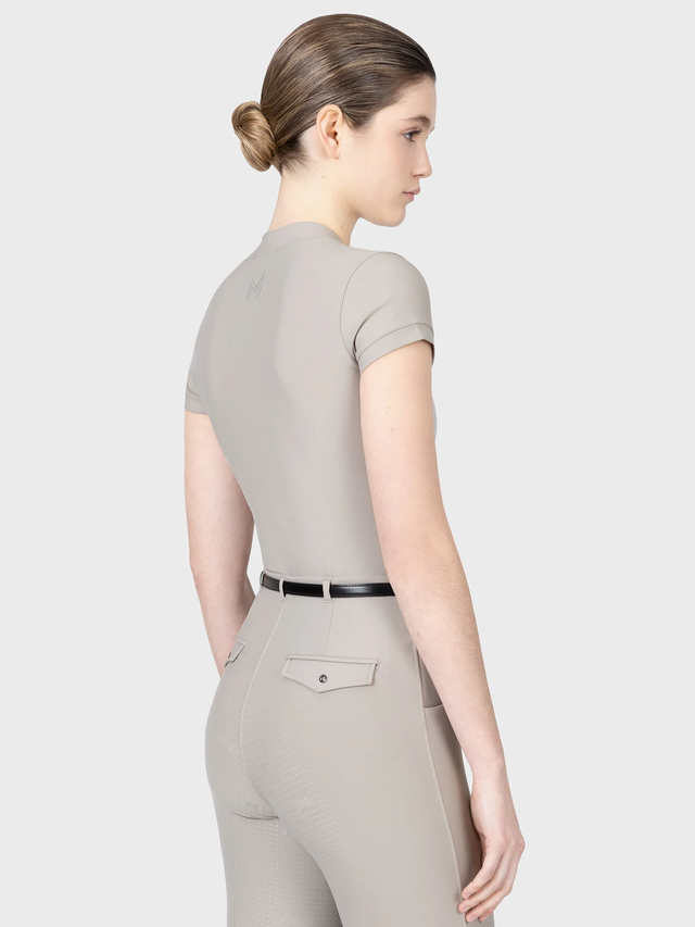 Maximilian Velya Short Sleeve Base Layer Soft Taupe