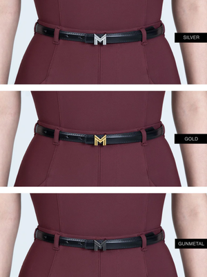 Maximilian Velya Riding Leggings + Belt Rosewood