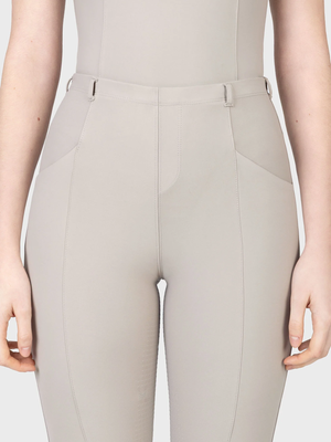 Maximilian Velya Riding Leggings + Belt Soft Taupe