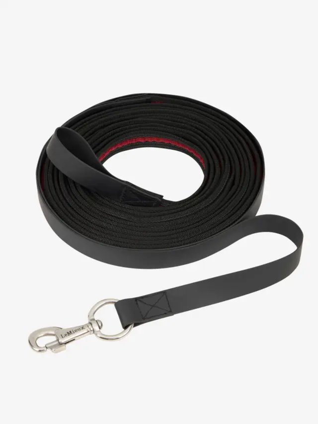 LeMieux Grip-Tek Lunge Line Black