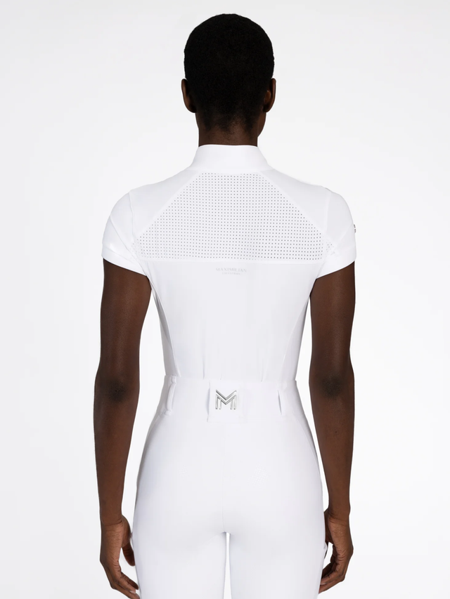 Maximilian Aveen Short Sleeve Show Shirt White