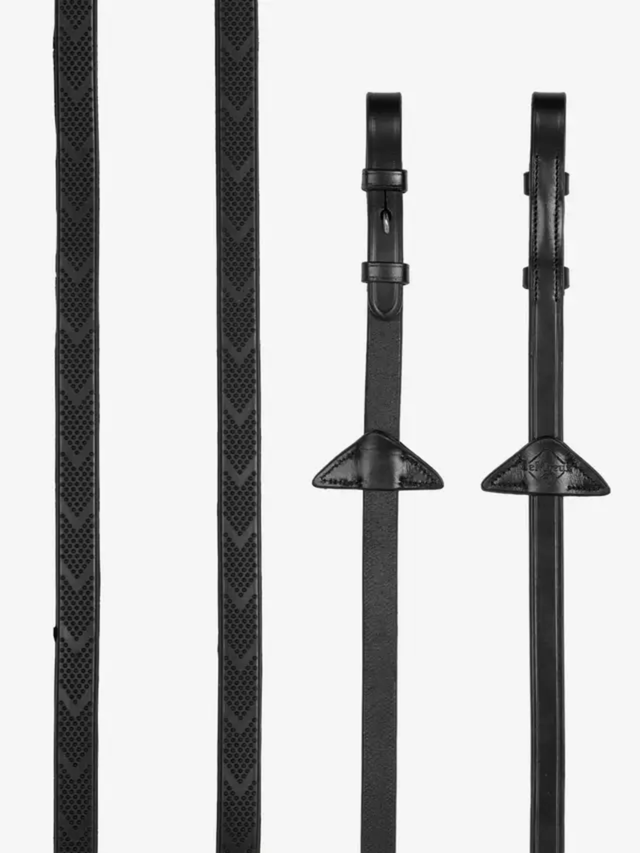 LeMieux Versa Grip Reins Black