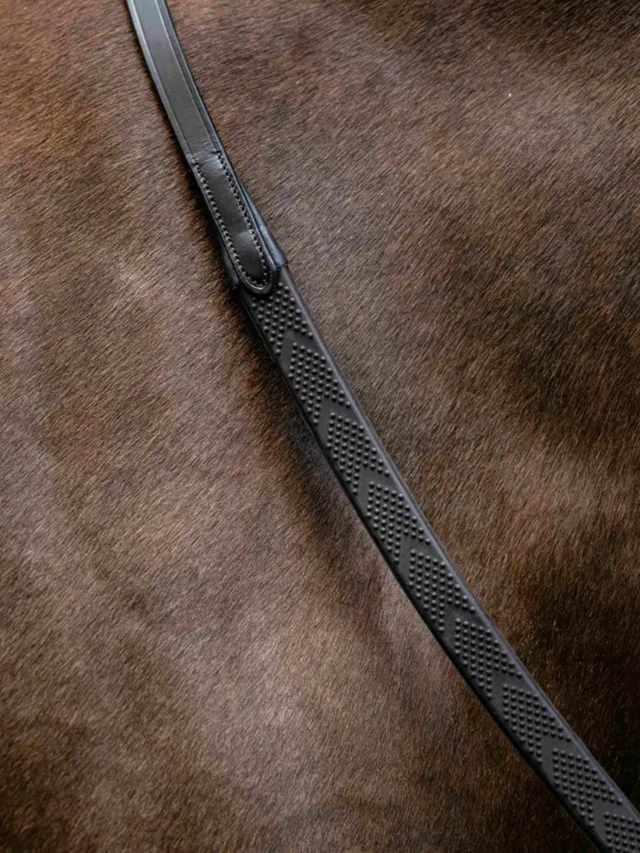 LeMieux Versa Grip Reins Brown