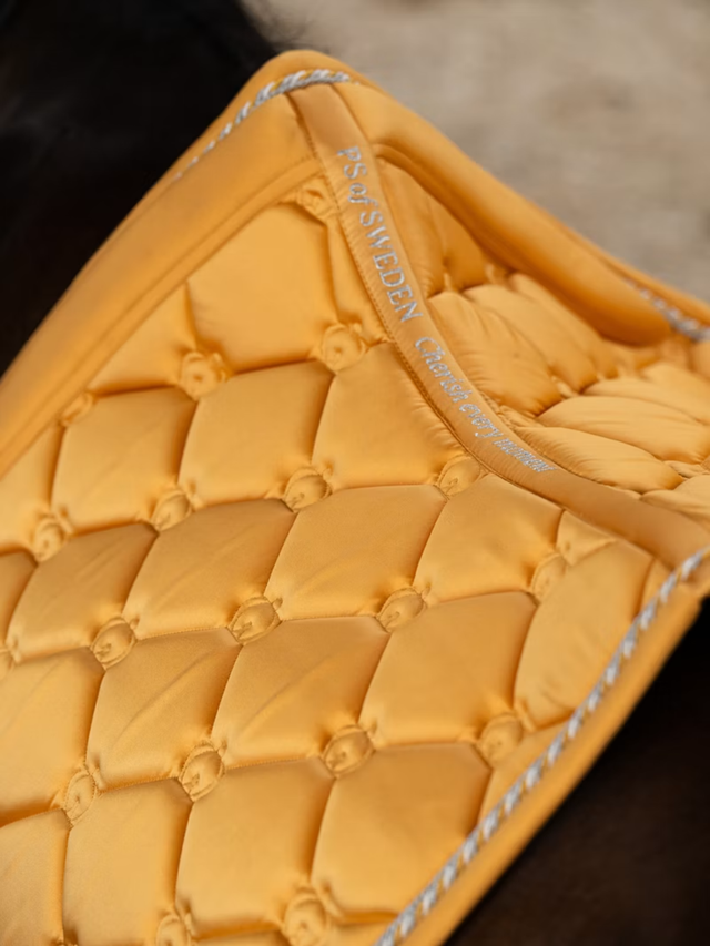 PS of Sweden Original Monogram Dressage Saddle Pad Sunburst Sorbet
