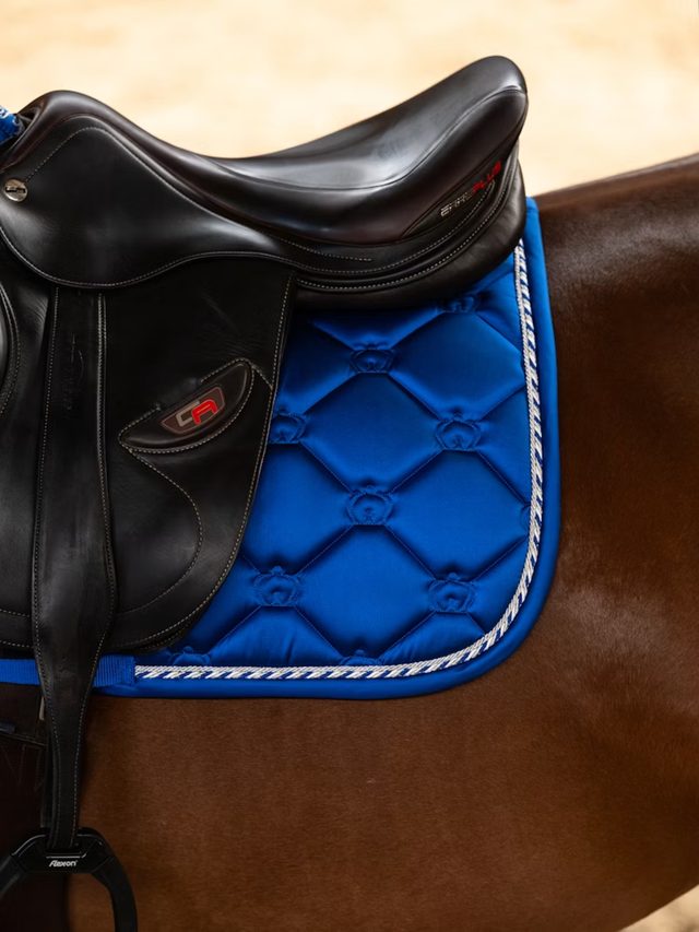 PS of Sweden Original Monogram Jump Saddle Pad Sapphire Crush