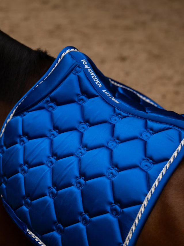 PS of Sweden Original Monogram Jump Saddle Pad Sapphire Crush