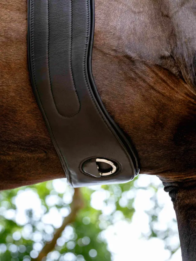 LeMieux Hunter Girth with Detachable Non-Slip Liner Black