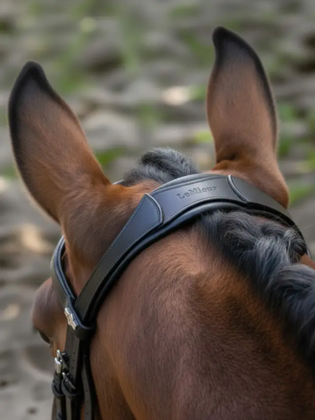 LeMieux Arika Anatomic Dressage Bridle Black/Silver