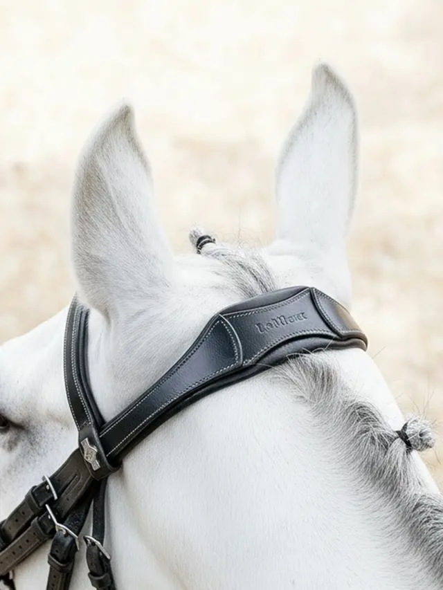 LeMieux Arika Anatomic Adjustable Noseband Bridle Black/Silver