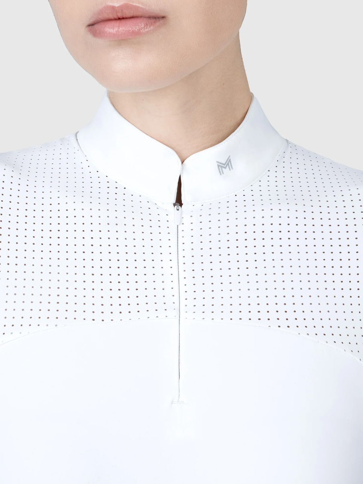 Maximilian Grace Short Sleeve Show Shirt White