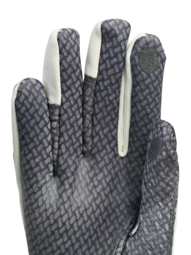 Correct Connect Oil-Tac Copper Tech™️ Leather Premium Riding Gloves White
