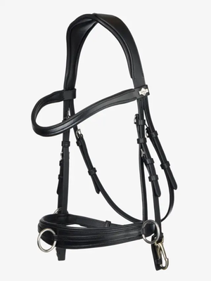 LeMieux Cross-functional Leather Cavesson Black